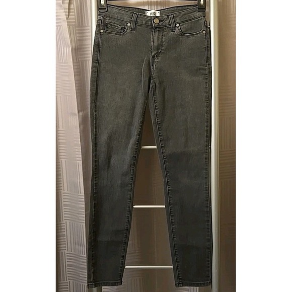 PAIGE Women's‎ Skinny Verdugo Ankle Jeans Size 27 Gray High Rise Stretch Denim - Picture 1 of 9